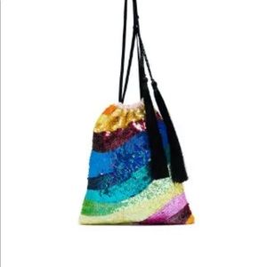 ATTICO SEQUIN HANDBAG